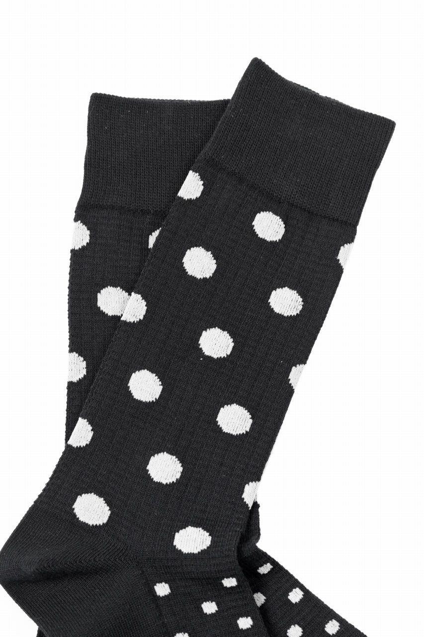 Y's for men DOT SOCKS (BLACK)