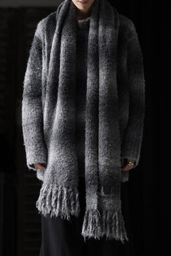 Load image into Gallery viewer, th products Inflated Scarf / 1/4.5 kasuri loop knit (mono)