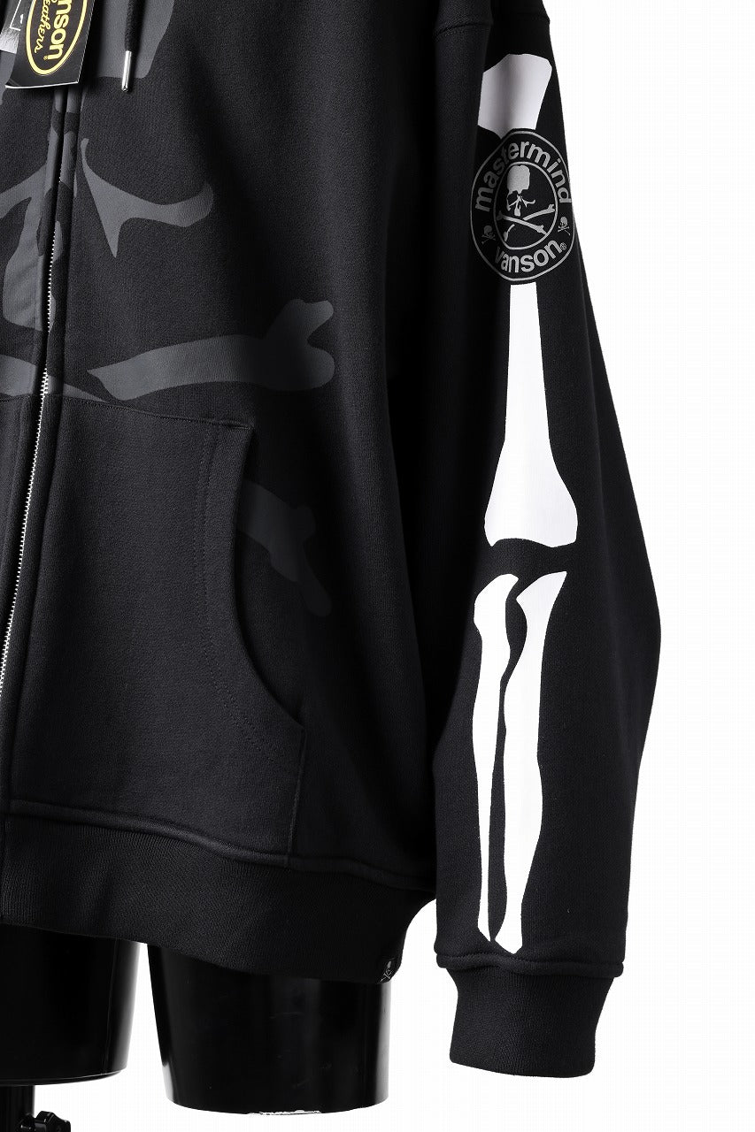 MASTERMIND WORLD x VANSON B-BONE HOODIE (BLACK)