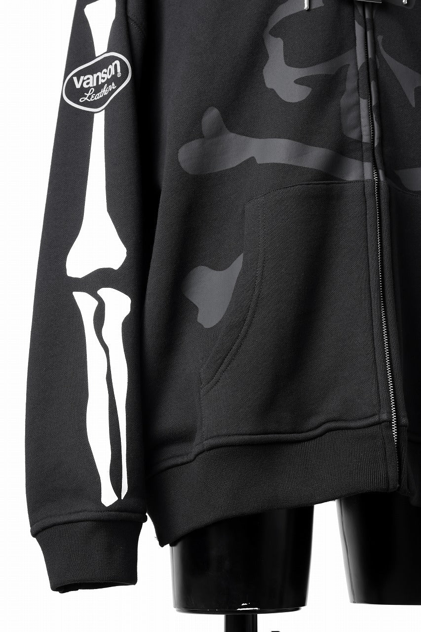 MASTERMIND WORLD x VANSON B-BONE HOODIE (BLACK)