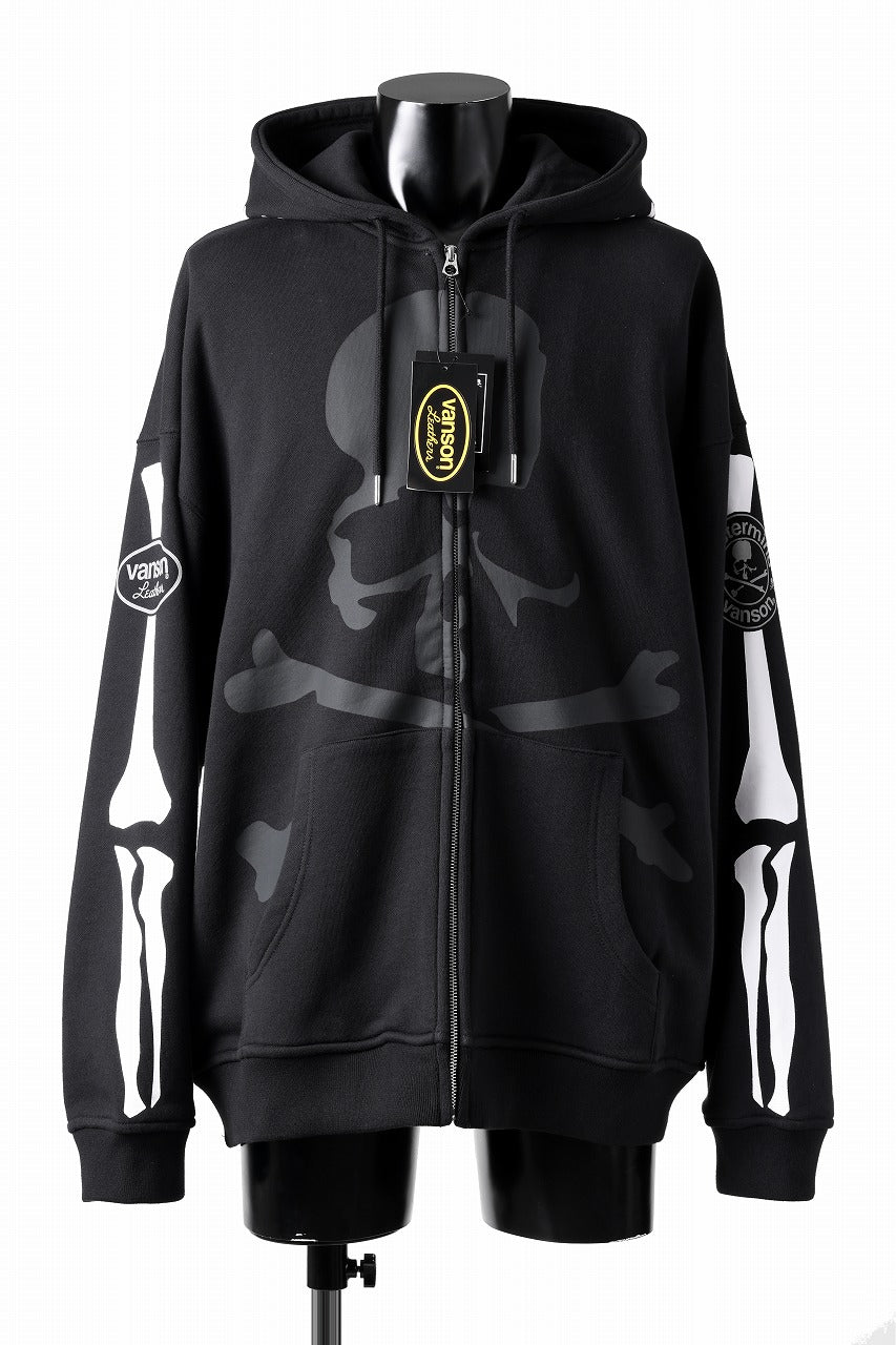 MASTERMIND WORLD x VANSON B-BONE HOODIE (BLACK)