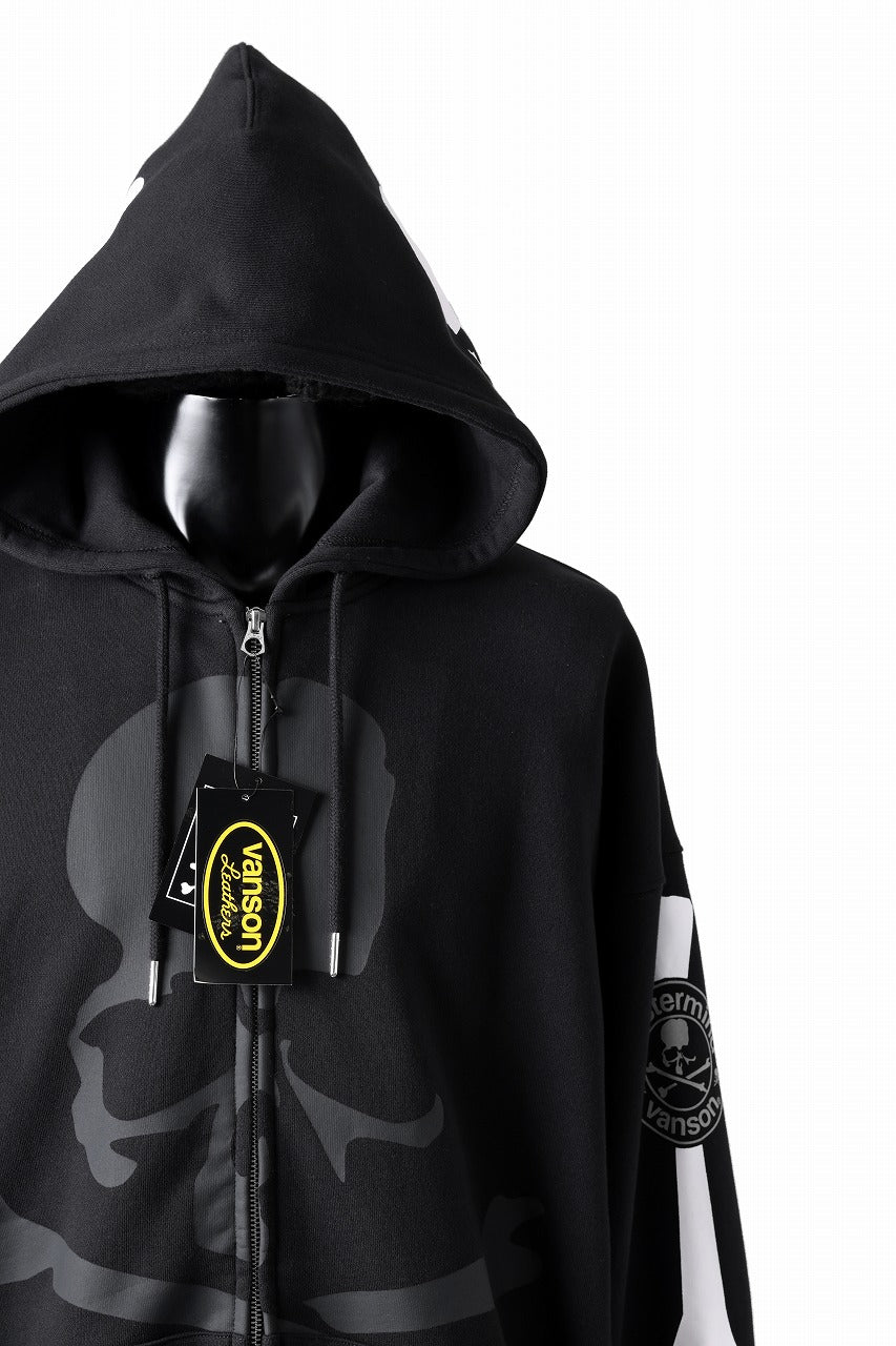 MASTERMIND WORLD x VANSON B-BONE HOODIE (BLACK)