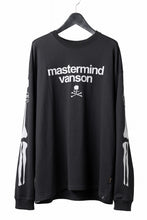 Load image into Gallery viewer, MASTERMIND WORLD x VANSON B-BONE L/S TEE (BLACK)