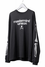 Load image into Gallery viewer, MASTERMIND WORLD x VANSON B-BONE L/S TEE (BLACK)