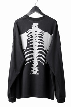 Load image into Gallery viewer, MASTERMIND WORLD x VANSON B-BONE L/S TEE (BLACK)