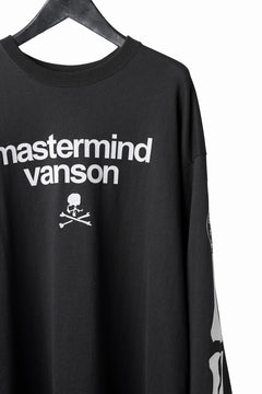 画像をギャラリービューアに読み込む, MASTERMIND WORLD x VANSON B-BONE L/S TEE (BLACK)