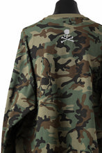 Load image into Gallery viewer, MASTERMIND WORLD CAMO LS TEE / OVERSIZED (WOODLAND)