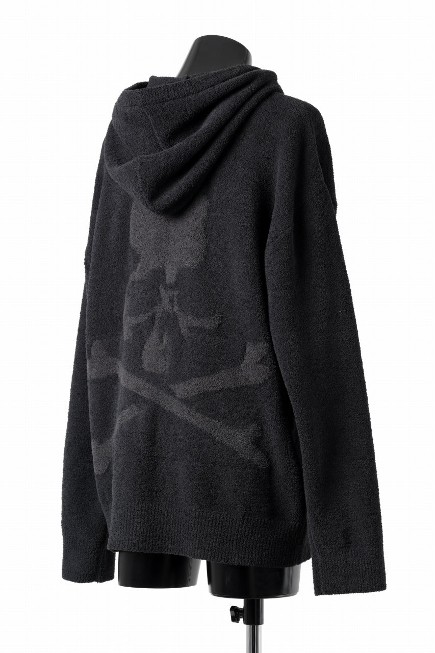 Load image into Gallery viewer, MASTERMIND WORLD LOUNGE FULL-ZIP HOODIE / SOFTY BOA FLEECE (BLACK x CHARCOAL)