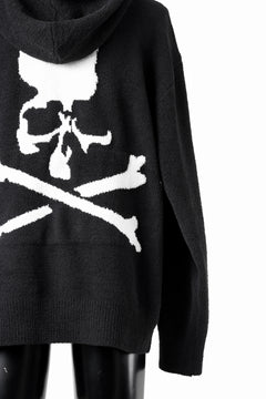 Load image into Gallery viewer, MASTERMIND WORLD LOUNGE FULL-ZIP HOODIE / SOFTY BOA FLEECE (BLACK x WHITE)