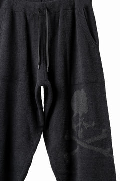 画像をギャラリービューアに読み込む, MASTERMIND WORLD LOUNGE LONG PANTS / SOFTY BOA FLEECE (BLACK x CHARCOAL)