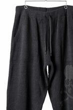 画像をギャラリービューアに読み込む, MASTERMIND WORLD LOUNGE LONG PANTS / SOFTY BOA FLEECE (BLACK x CHARCOAL)