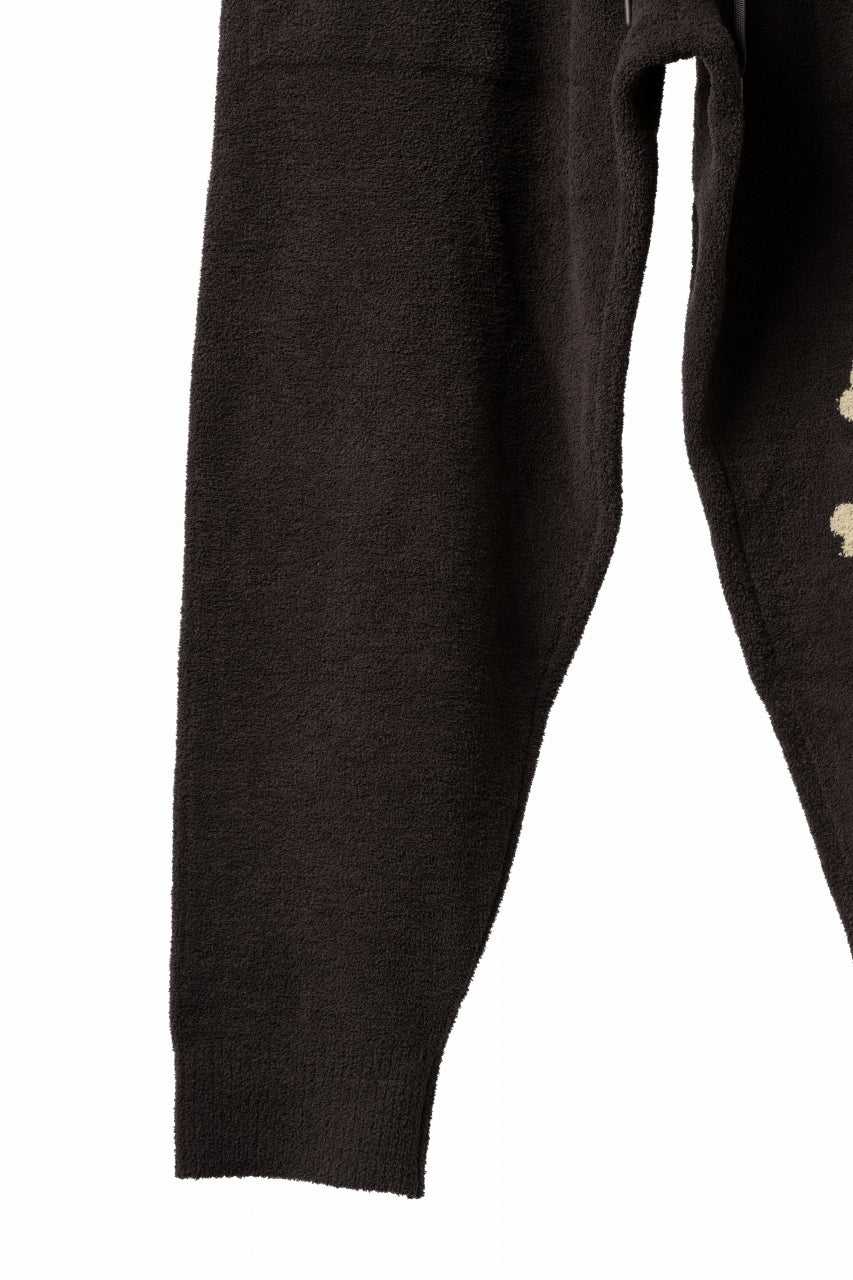 MASTERMIND WORLD LOUNGE LONG PANTS / SOFTY BOA FLEECE (BROWN x SAND)