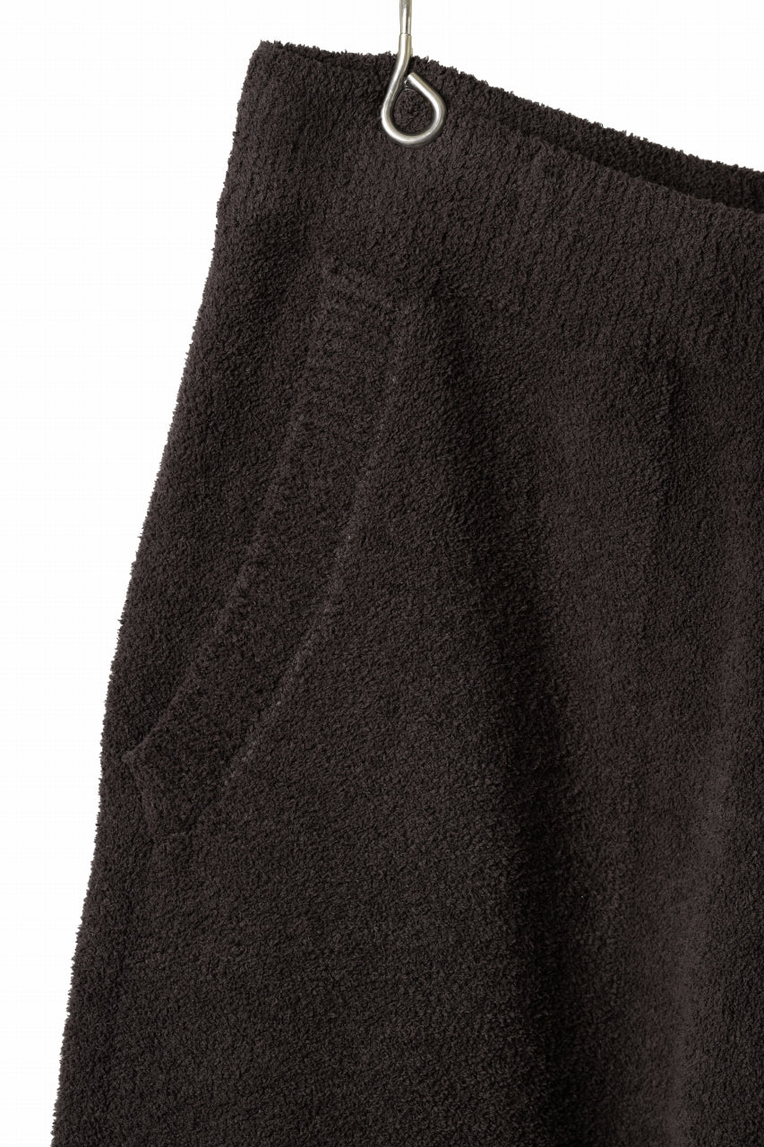 MASTERMIND WORLD LOUNGE LONG PANTS / SOFTY BOA FLEECE (BROWN x SAND)