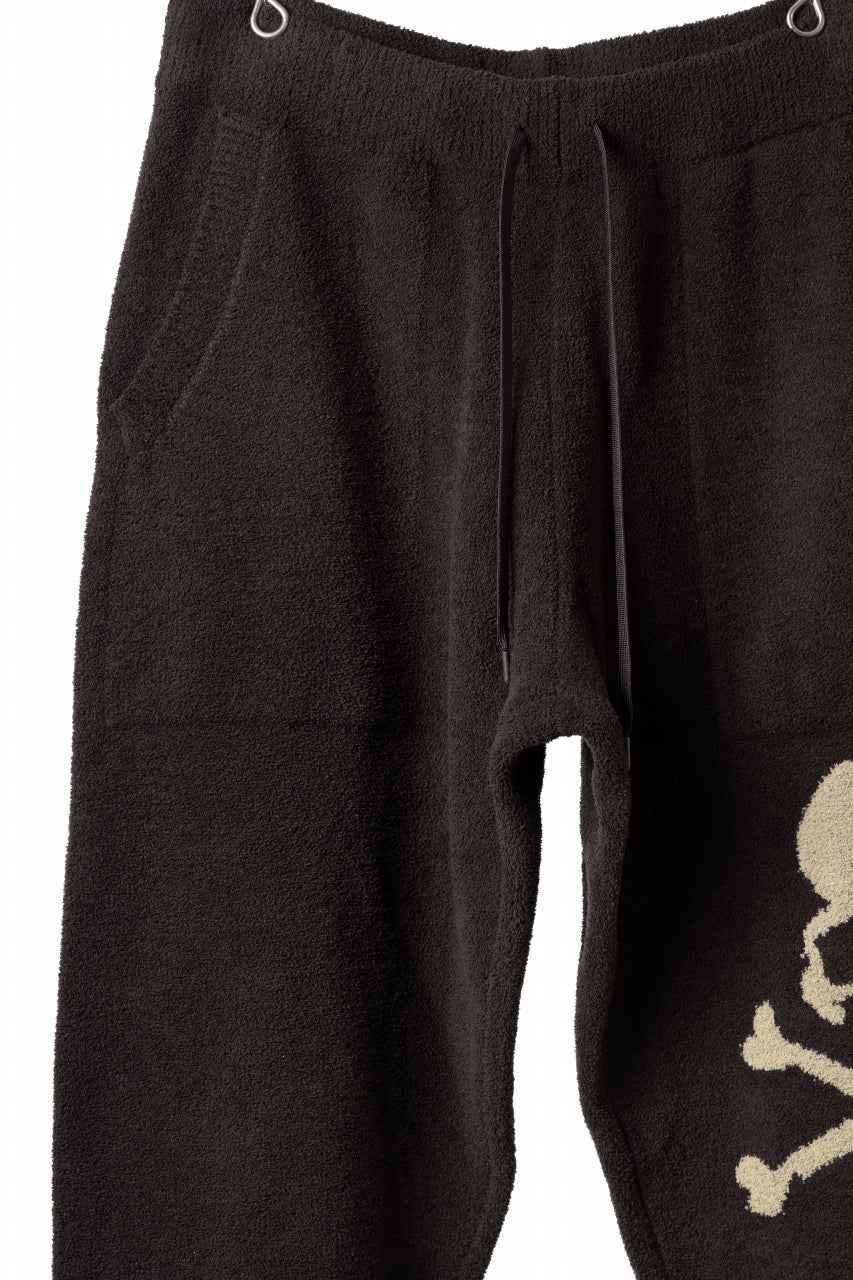 MASTERMIND WORLD LOUNGE LONG PANTS / SOFTY BOA FLEECE (BROWN x SAND)