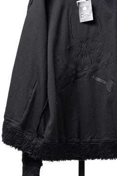 Load image into Gallery viewer, MASTERMIND WORLD SHAGGY CARDIGAN (BLACK)