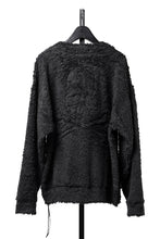 Load image into Gallery viewer, MASTERMIND WORLD SHAGGY CARDIGAN (BLACK)