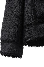 Load image into Gallery viewer, MASTERMIND WORLD SHAGGY CARDIGAN (BLACK)