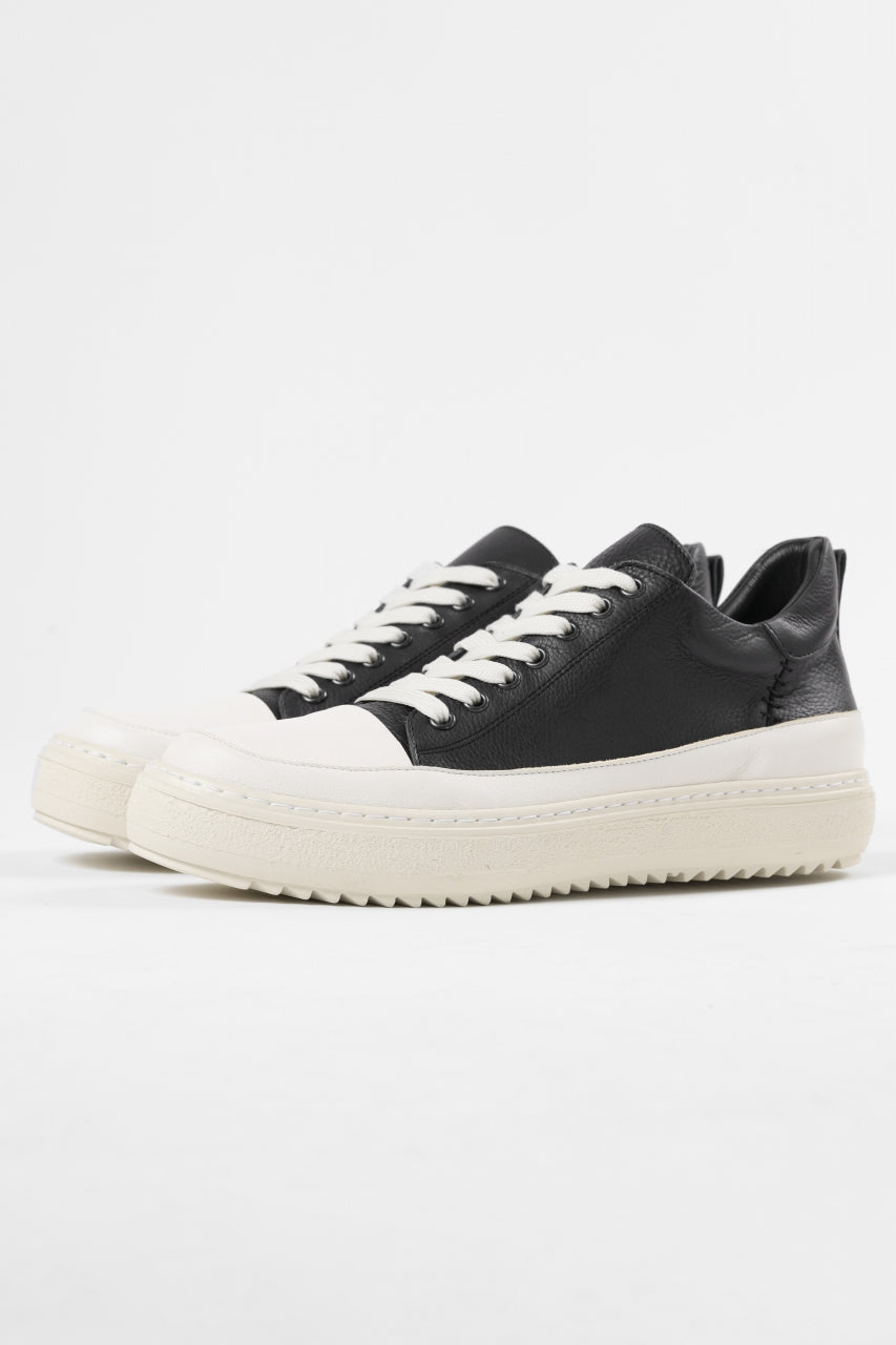 masnada LOW TOP SNEAKER / CALF SKIN LEATHER (BLACK)