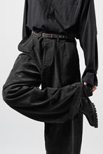 画像をギャラリービューアに読み込む, OPPOSE DUALITY 8POCKET PANEL CXC WIDE TROUSERS (BLACK)