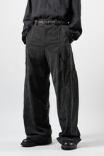 画像をギャラリービューアに読み込む, OPPOSE DUALITY 8POCKET PANEL CXC WIDE TROUSERS (BLACK)