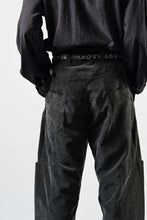 画像をギャラリービューアに読み込む, OPPOSE DUALITY 8POCKET PANEL CXC WIDE TROUSERS (BLACK)