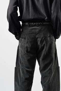 画像をギャラリービューアに読み込む, OPPOSE DUALITY 8POCKET PANEL CXC WIDE TROUSERS (BLACK)