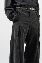 画像をギャラリービューアに読み込む, OPPOSE DUALITY 8POCKET PANEL CXC WIDE TROUSERS (BLACK)