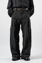 画像をギャラリービューアに読み込む, OPPOSE DUALITY 8POCKET PANEL CXC WIDE TROUSERS (BLACK)