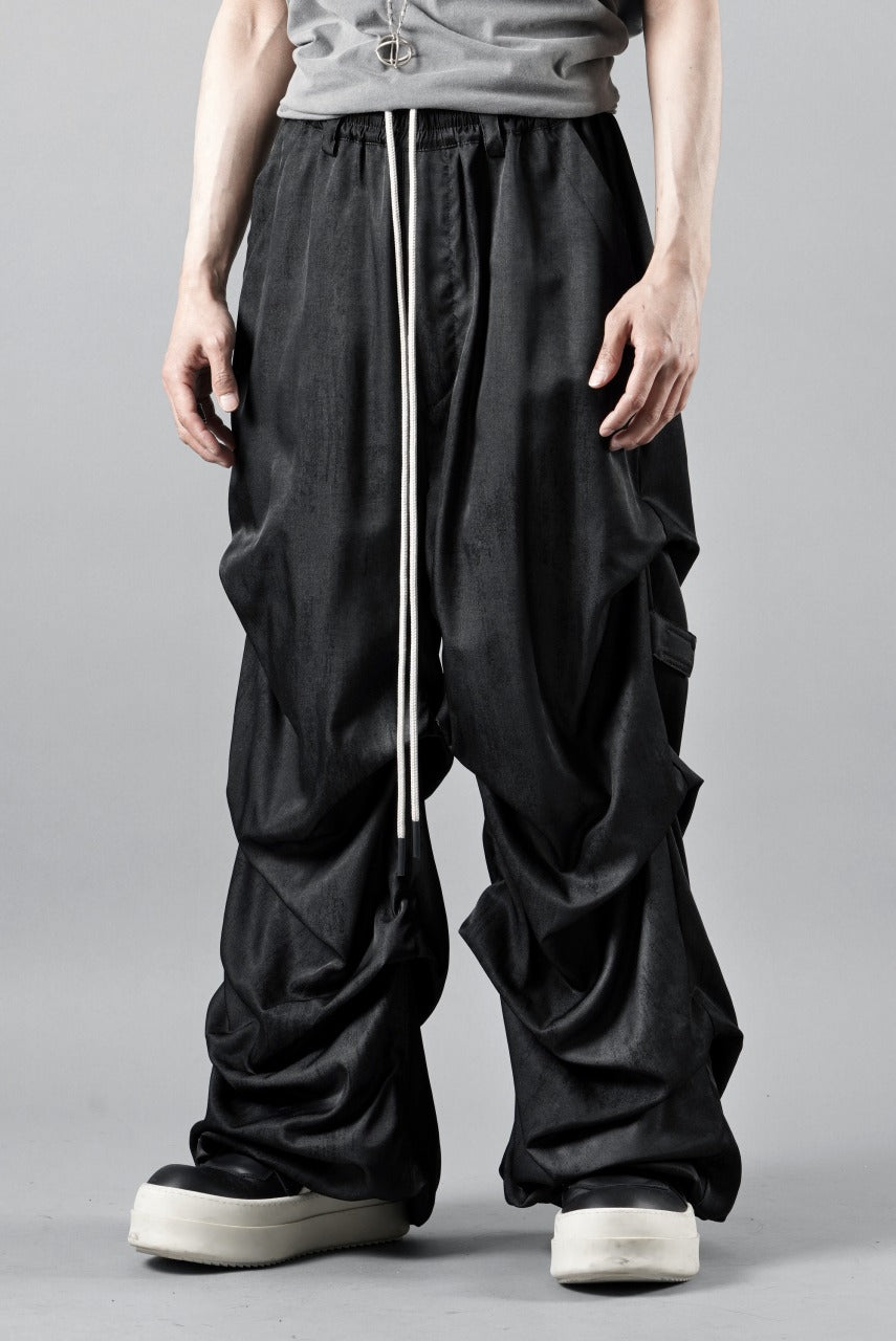 画像をギャラリービューアに読み込む, A.F ARTEFACT TUCK WIDE PANTS / UNEVEN TEXTURE (DARK GREY)