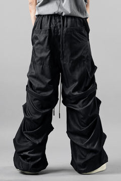 画像をギャラリービューアに読み込む, A.F ARTEFACT TUCK WIDE PANTS / UNEVEN TEXTURE (DARK GREY)