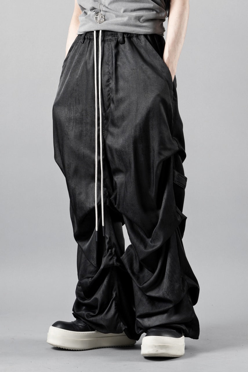 画像をギャラリービューアに読み込む, A.F ARTEFACT TUCK WIDE PANTS / UNEVEN TEXTURE (DARK GREY)