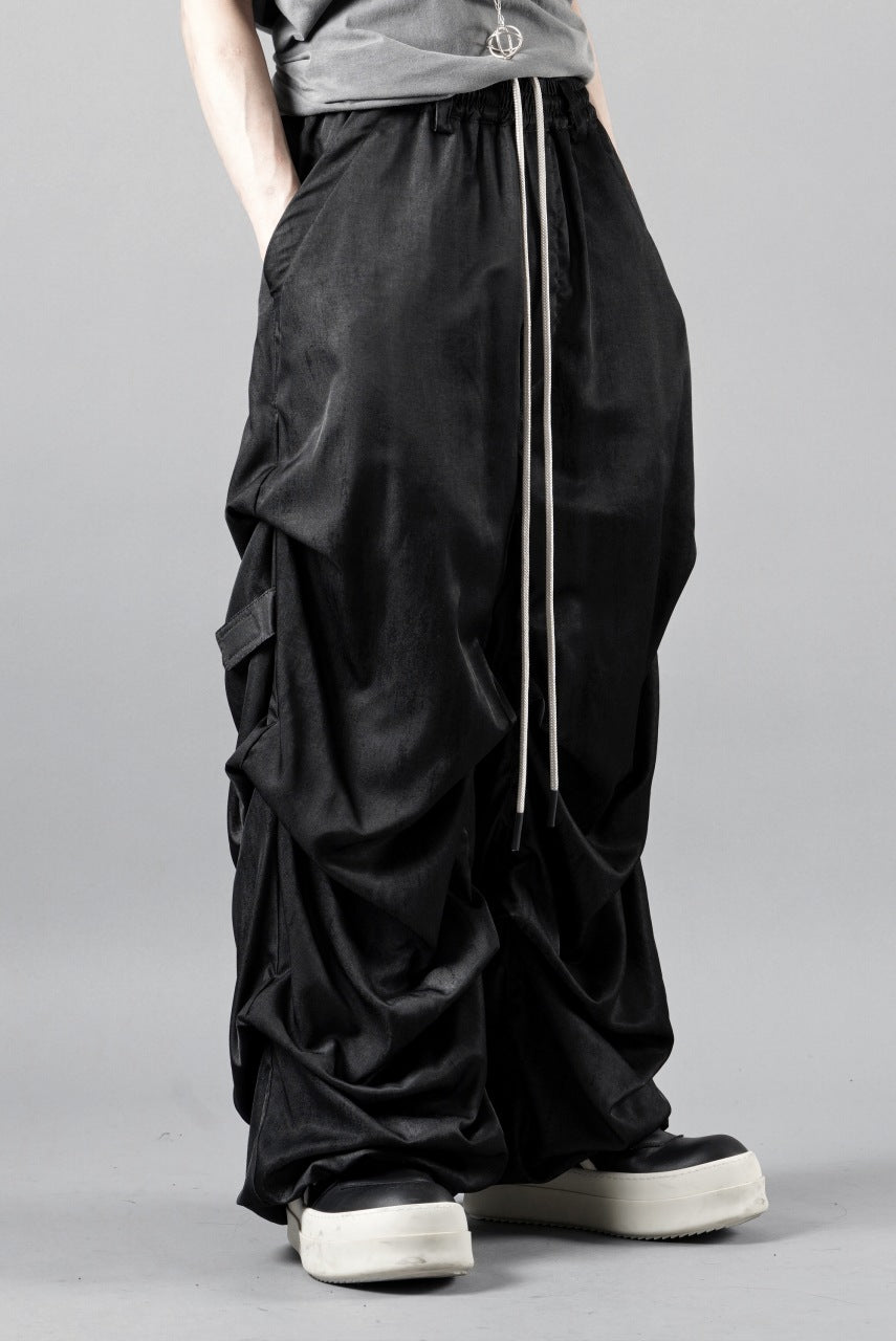 画像をギャラリービューアに読み込む, A.F ARTEFACT TUCK WIDE PANTS / UNEVEN TEXTURE (DARK GREY)