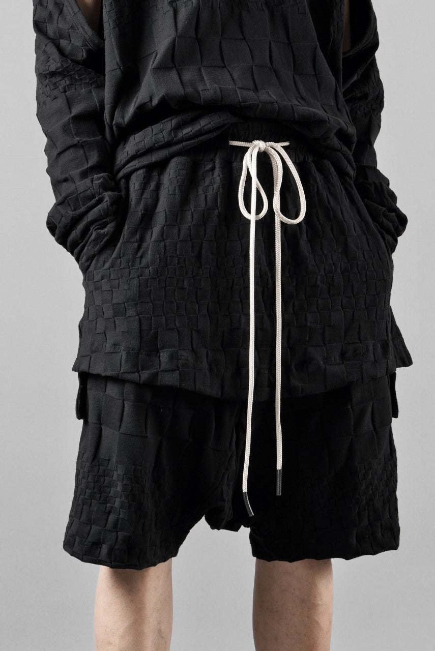 画像をギャラリービューアに読み込む, A.F ARTEFACT GRADIENT PLAID PATTERN LAYERED SHORTS (BLACK)
