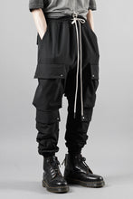 画像をギャラリービューアに読み込む, A.F ARTEFACT LOWCROTCH TACTICAL JOGGERS / TECH SMOOTH (BLACK)