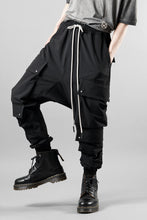 画像をギャラリービューアに読み込む, A.F ARTEFACT LOWCROTCH TACTICAL JOGGERS / TECH SMOOTH (BLACK)