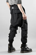 画像をギャラリービューアに読み込む, A.F ARTEFACT LOWCROTCH TACTICAL JOGGERS / TECH SMOOTH (BLACK)
