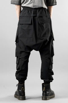 画像をギャラリービューアに読み込む, A.F ARTEFACT LOWCROTCH TACTICAL JOGGERS / TECH SMOOTH (BLACK)