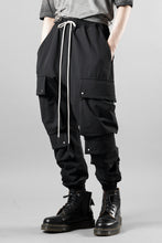 画像をギャラリービューアに読み込む, A.F ARTEFACT LOWCROTCH TACTICAL JOGGERS / TECH SMOOTH (BLACK)