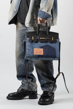 画像をギャラリービューアに読み込む, ierib exclusive 2Way Bark Bag 30 / Vintage Denim + Horse Leather (INDIGO x BLACK #B)