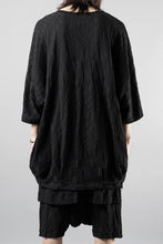 画像をギャラリービューアに読み込む, A.F ARTEFACT GRADIENT PLAID PATTERN DOLMAN TEE (BLACK)