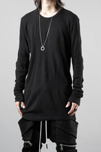 画像をギャラリービューアに読み込む, A.F ARTEFACT DEFORMED STRIPE PATTERN LONG SLEEVE TOPS (BLACK)