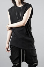 画像をギャラリービューアに読み込む, A.F ARTEFACT DEFORMED STRIPE PATTERN TANK TOP (BLACK)