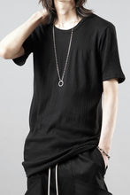 画像をギャラリービューアに読み込む, A.F ARTEFACT DEFORMED STRIPE PATTERN SLIM TEE (BLACK)