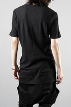 画像をギャラリービューアに読み込む, A.F ARTEFACT DEFORMED STRIPE PATTERN SLIM TEE (BLACK)