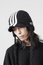 画像をギャラリービューアに読み込む, Y-3 Yohji Yamamoto STRIPES BONNET (BLACK x CREAM WHITE)