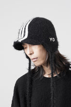 画像をギャラリービューアに読み込む, Y-3 Yohji Yamamoto STRIPES BONNET (BLACK x CREAM WHITE)