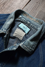 画像をギャラリービューアに読み込む, FULLCOUNT x N/07 exclusive COVER ALL JACKET / 10.5oz Zimbabwe Denim (INDIGO BLUE / EFFECTED)