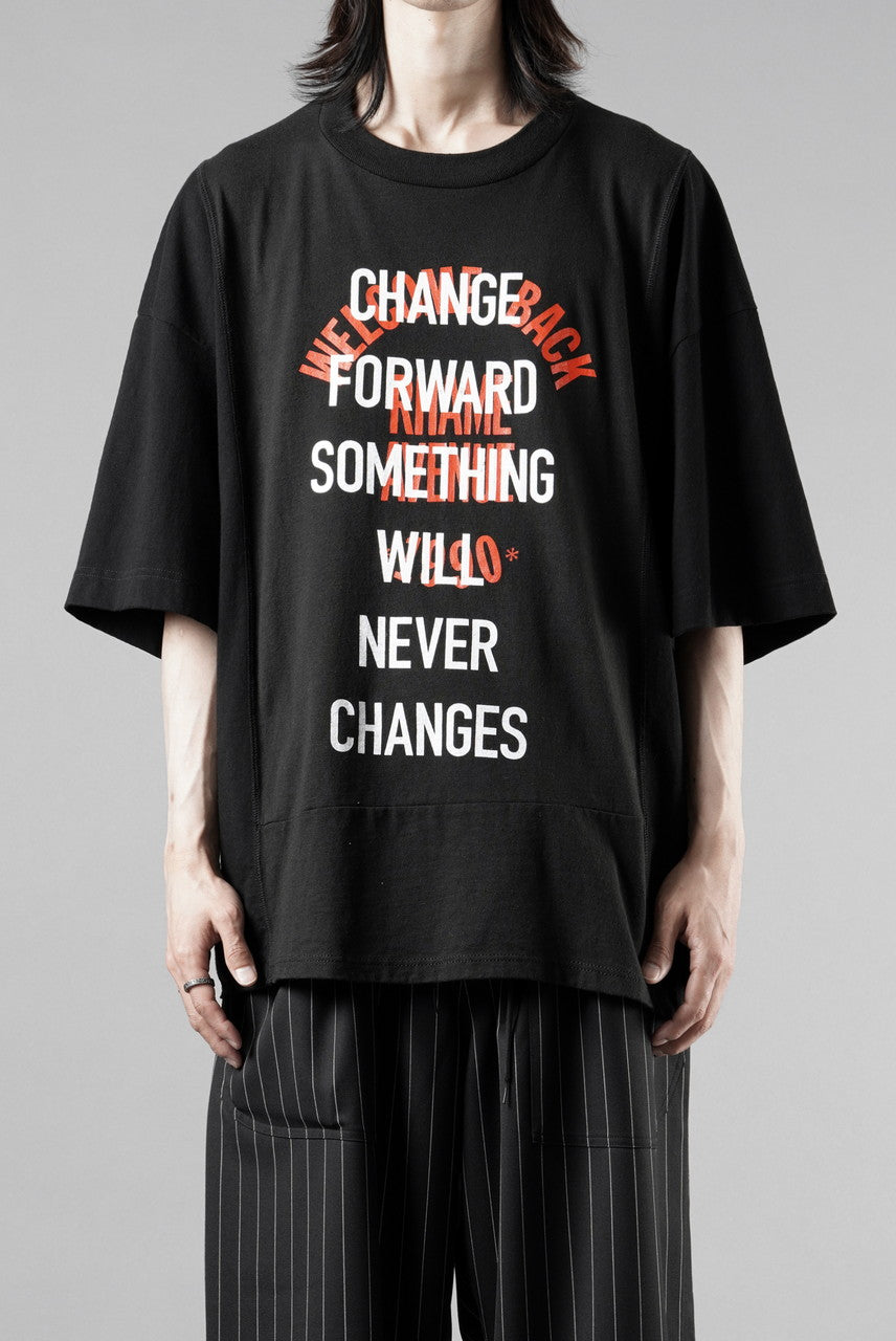 Load image into Gallery viewer, CHANGES exclusive VINTAGE REMAKE SHORT SLEEVE TEE (BLACK #B)