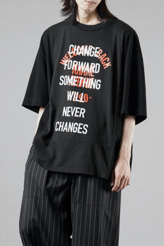 Load image into Gallery viewer, CHANGES exclusive VINTAGE REMAKE SHORT SLEEVE TEE (BLACK #B)