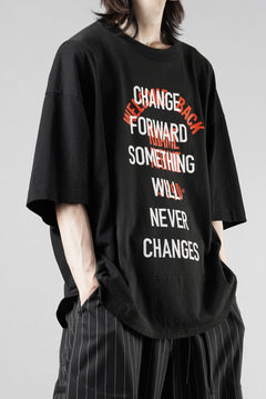 Load image into Gallery viewer, CHANGES exclusive VINTAGE REMAKE SHORT SLEEVE TEE (BLACK #B)